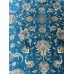 Иранский ковер QUM Silk 10003 Голубой - фото №8
